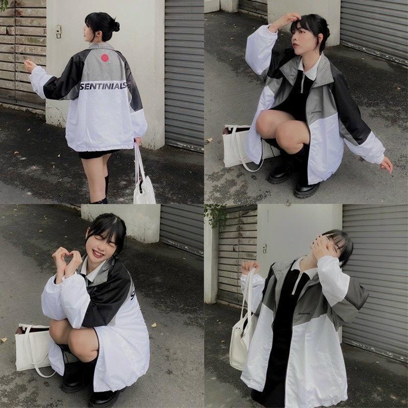 Áo khoác dù nữ nam Jacket 2 Lớp, Áo khoác gió Ulzzang Bomber Unisex SENAVA