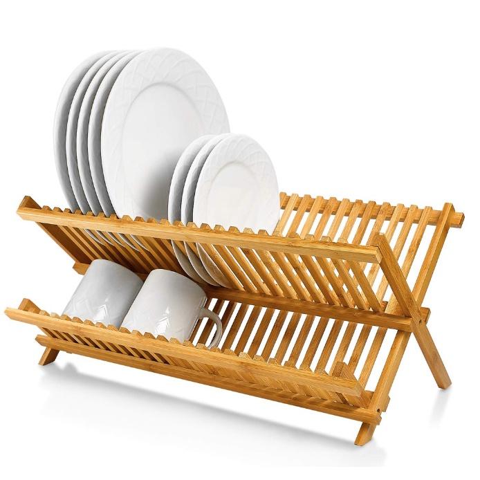 Giá Kệ Để Bát, Đĩa Bằng Gỗ Tre
Thiết Kế Tinh Tế Có Thể Gấp Gọn