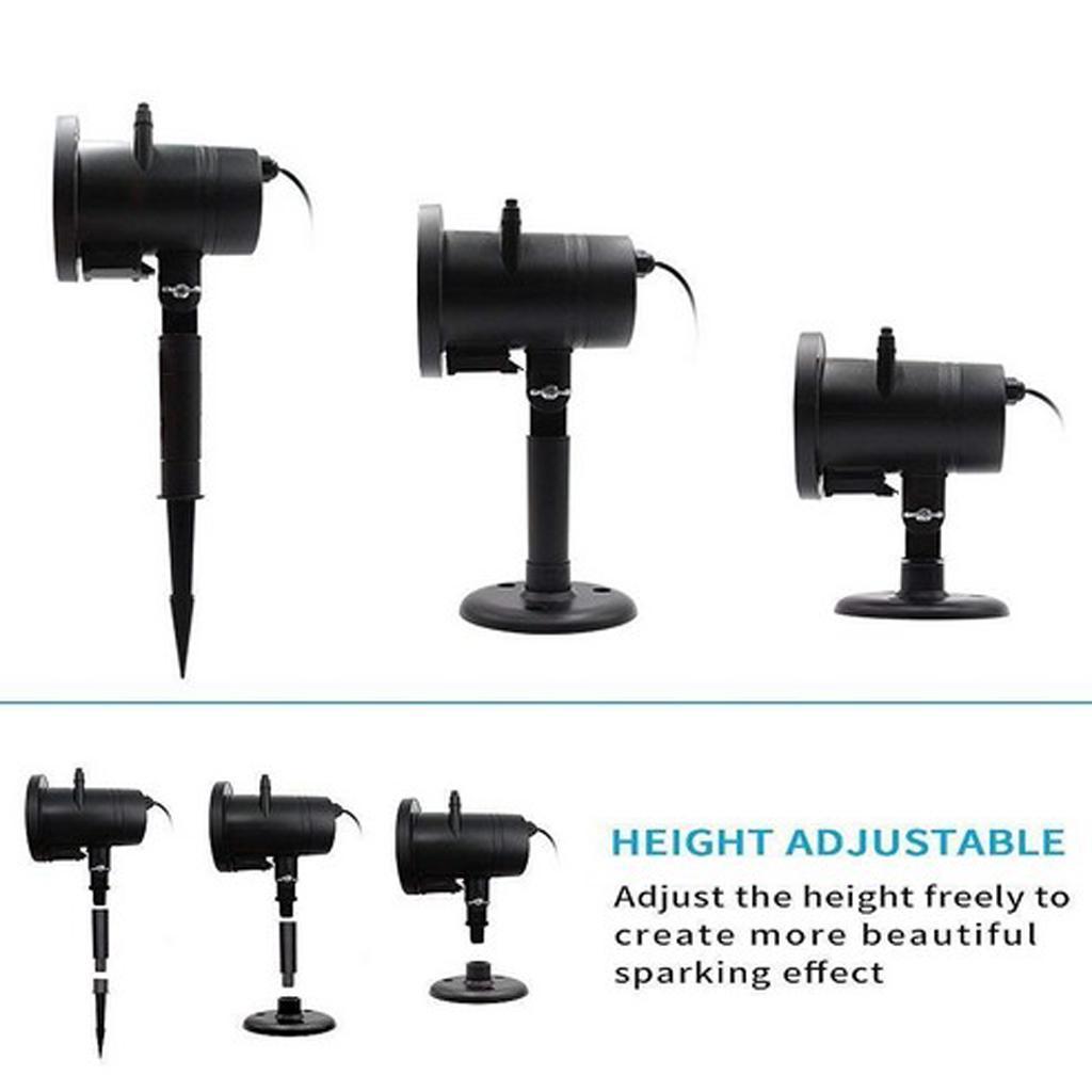 Christmas Party Waterproof Rotating Projection Led Night Light EU Standard