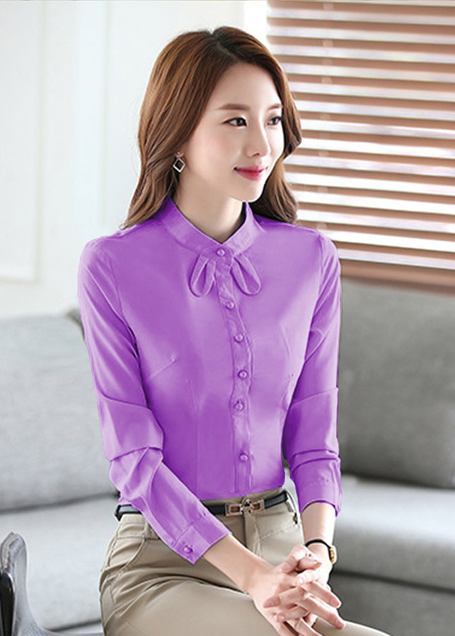Áo sơ mi cổ trụ Tai thỏ – MS0072A