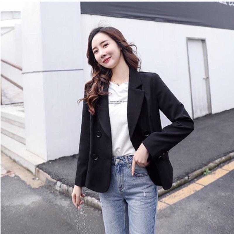 Áo vest blazer nữ phong cách hàn quốc mẫu mới đẹp mã ZELE015