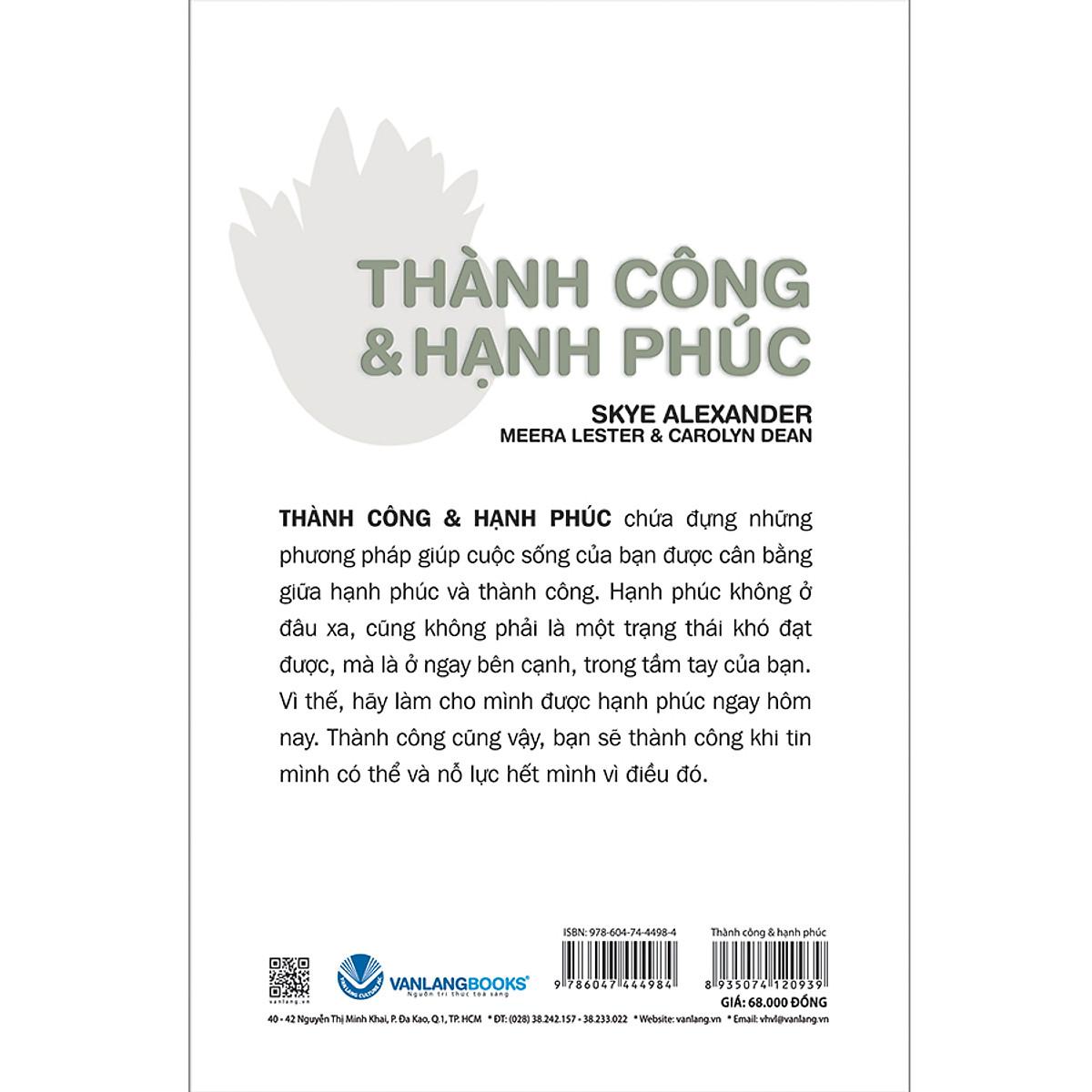 Sách Thành Công &amp; Hạnh Phúc - Self-Care Tự Chăm Sóc Cuộc Sống