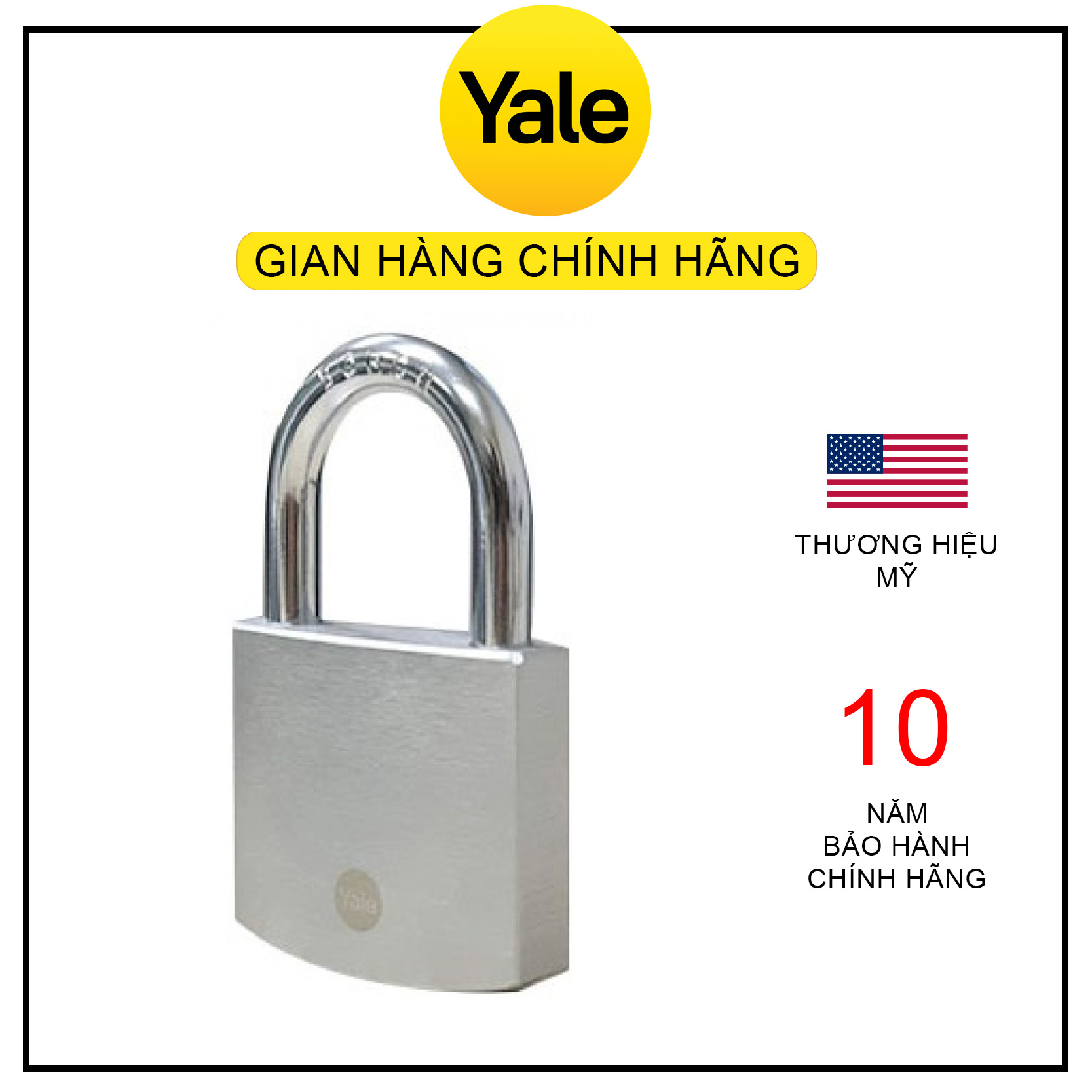 Khóa Bấm Cửa YALE Dòng Ngoài Trời Dòng Y120B (Bảo hành 10 năm) - Hàng chính hãng