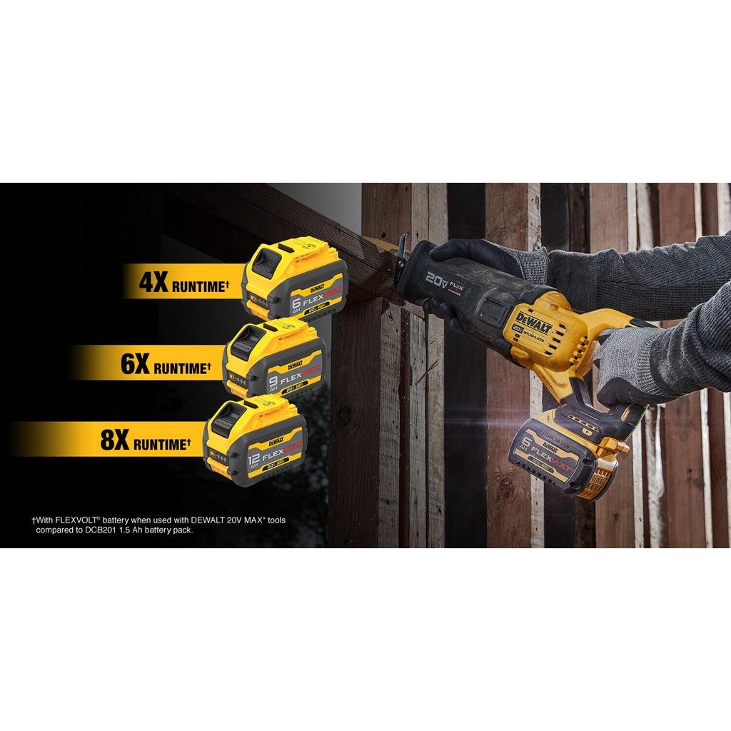 Pin FlexVolt 20V 60V Max Dewalt 6 9 12 Ah - Chính Hãng SKU DCB606 DCB609 DCB612