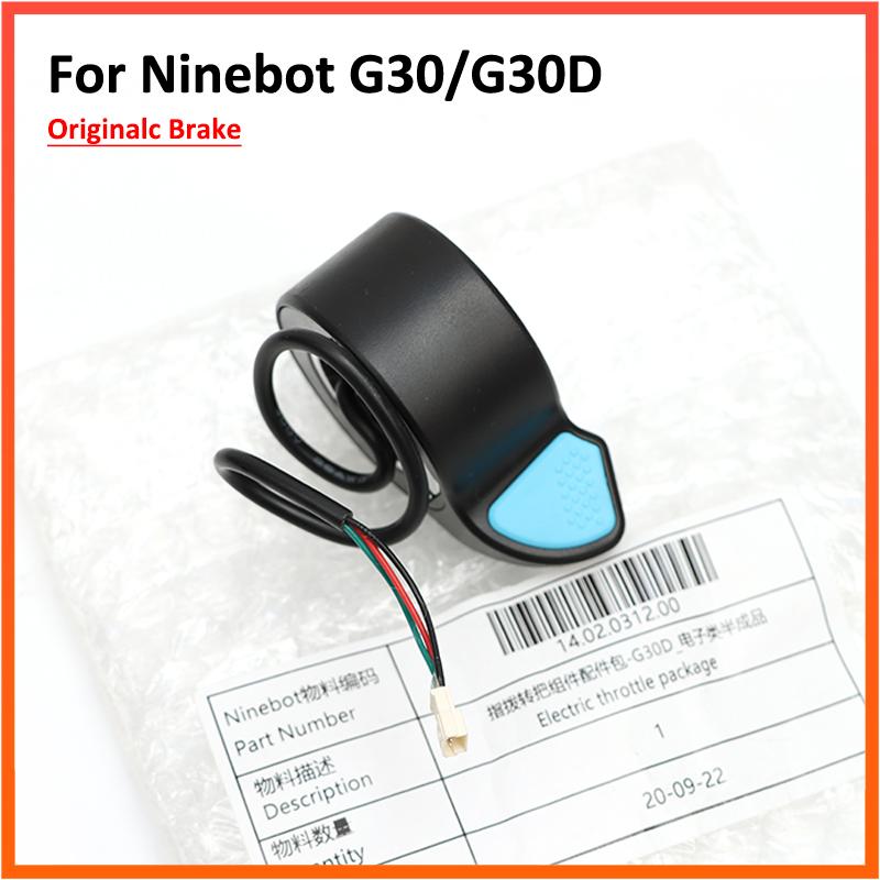 Điện ga điện cho Ninebot Max G30D Máy gia tốc xe điện kích hoạt kích hoạt Tốc độ quay số Ngón tay màu xanh lam Color: G30D Brake