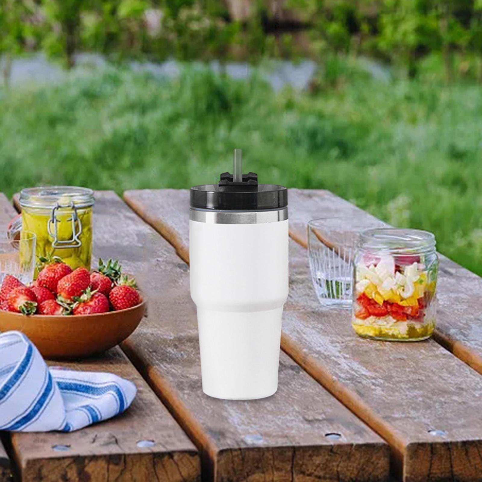 Insulated Tumbler Vacuum Insulated Leakproof with Lid and Straw Thermal Cup