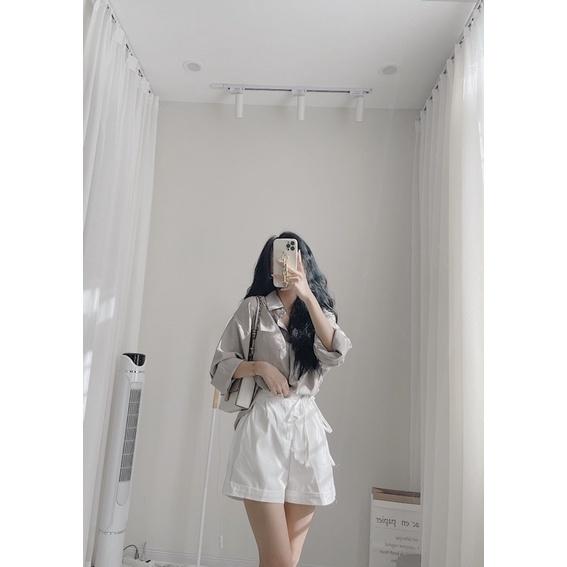 Quần short buộc cạnh