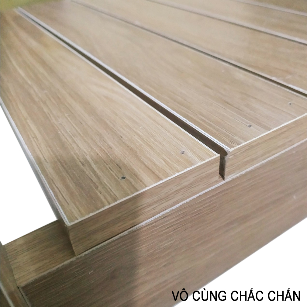 Kệ gỗ DIY chữ A treo quần áo để đồ 1 tầng đa năng kích thước 135 x 73 x 37cm thanh treo inox 304 phong cách vintage tinh tế + Tặng bộ dao thìa dĩa gỗ xuất khẩu thân thiện môi trường