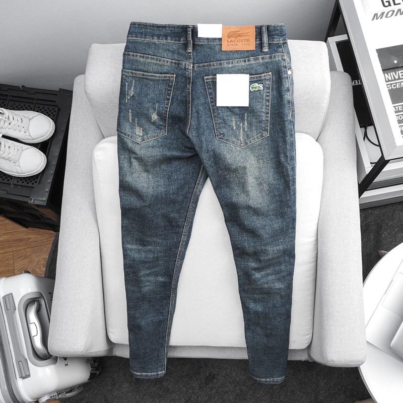 - Quần jean nam cao cấp slimfit chuẩn dáng xuất khẩu xanh rêu