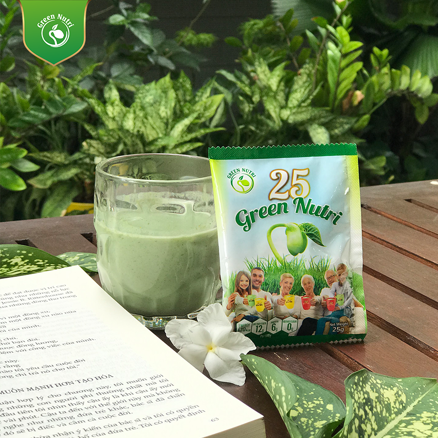 Combo Sữa hạt ngũ cốc 25 Green Nutri lon 750g &amp; hộp 625g (25 gói)