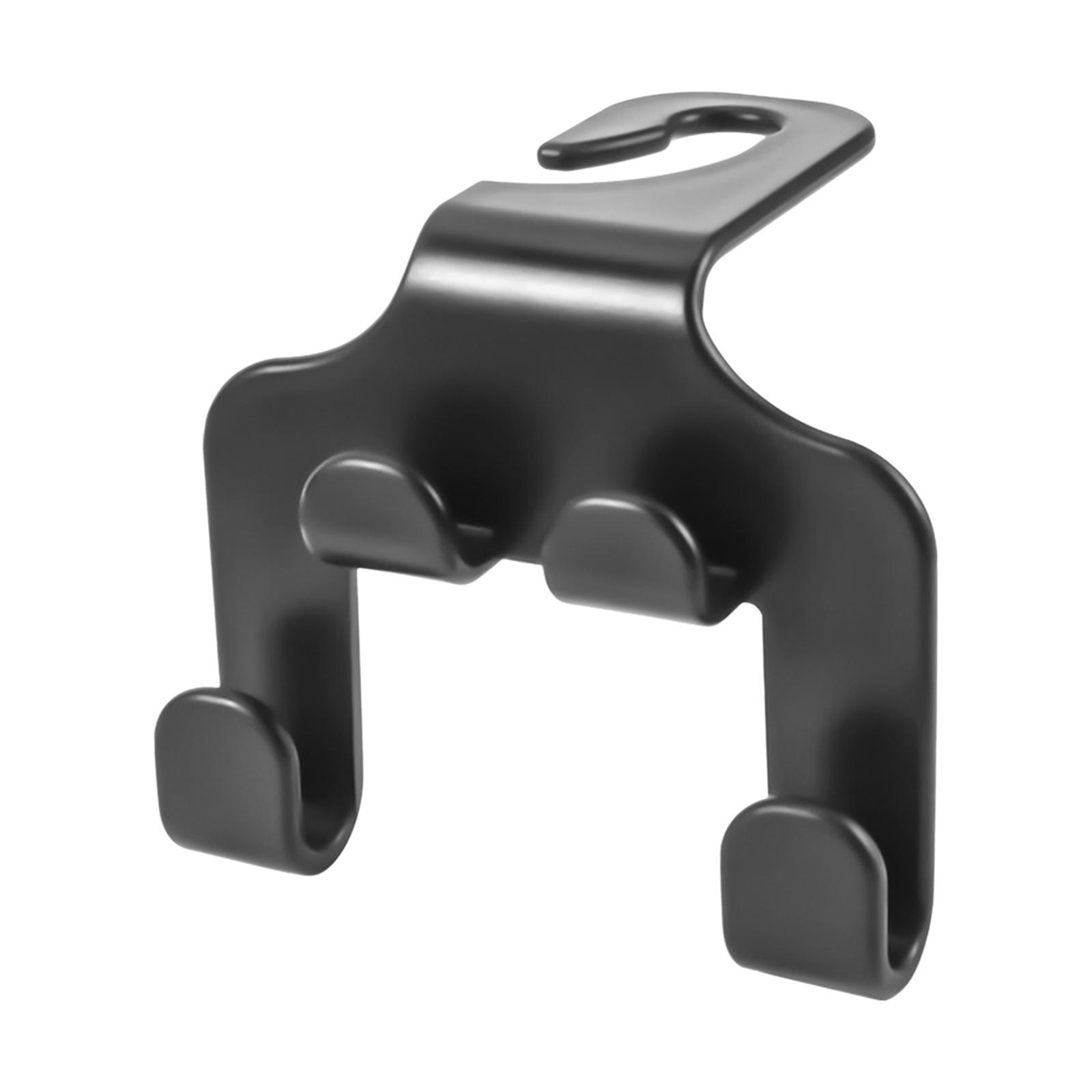 Seat Headrest Hook Auto Seat Back Dual Hangers, Headrest Mount Vehicle Hook, Universal Seat Back Hook Headrest Hanger for Coat