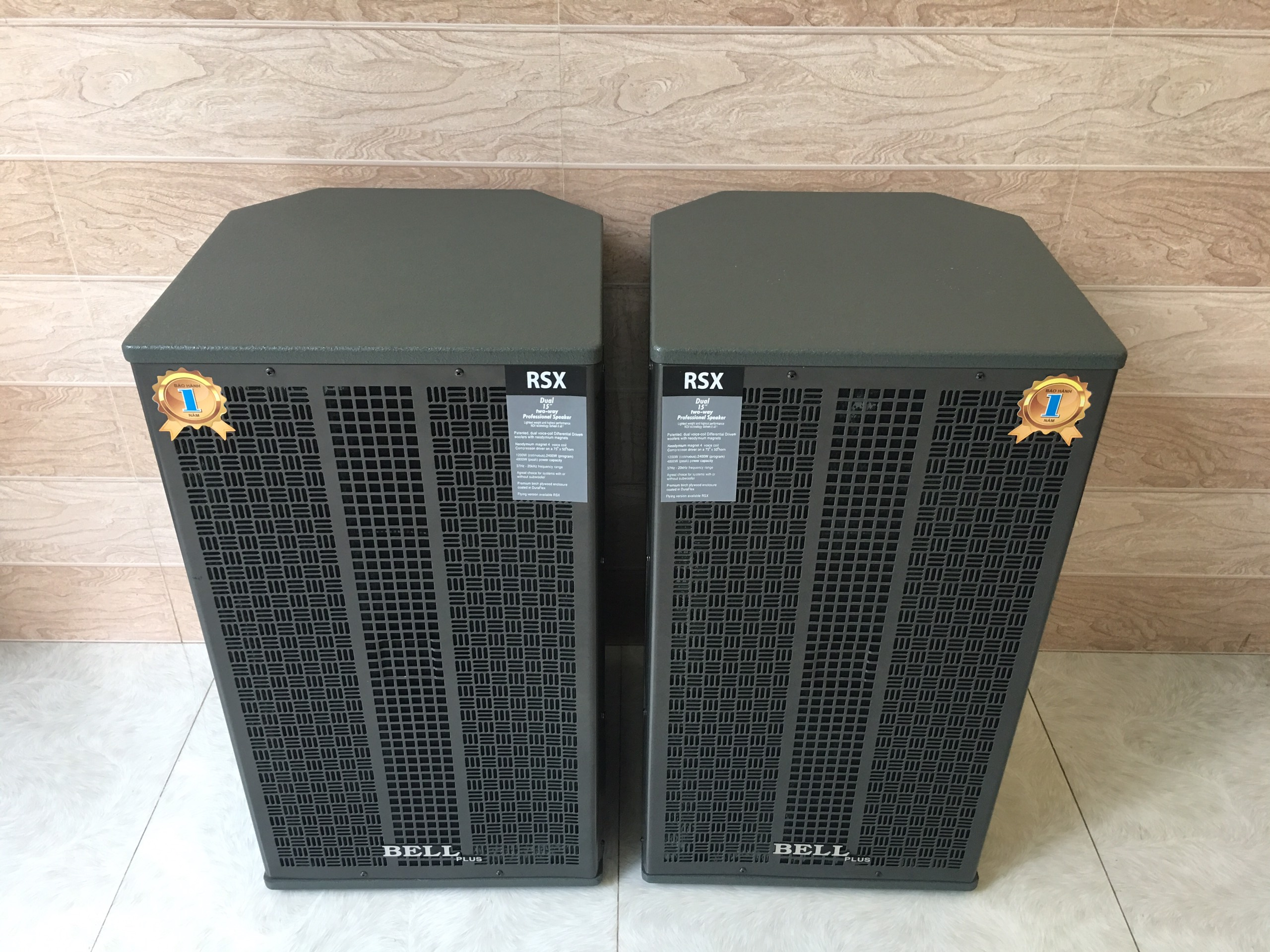 Loa 4 tấc thùng sơn cao cấp từ 170 côn 75 Treble 450 BellPlus 1 cặp
