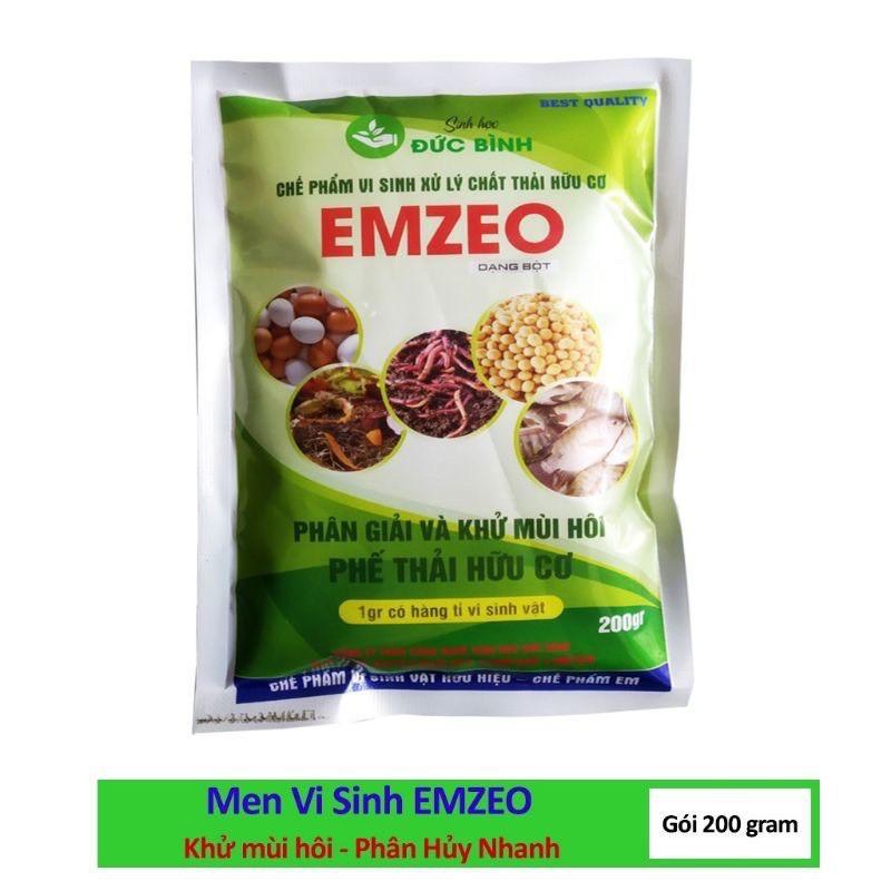 Men Vi Sinh Emzeo Khử Mùi Hôi Phân Cá, Ủ Đậu Tương Và Rác Thải Sinh Hoạt Gói 200 Gram