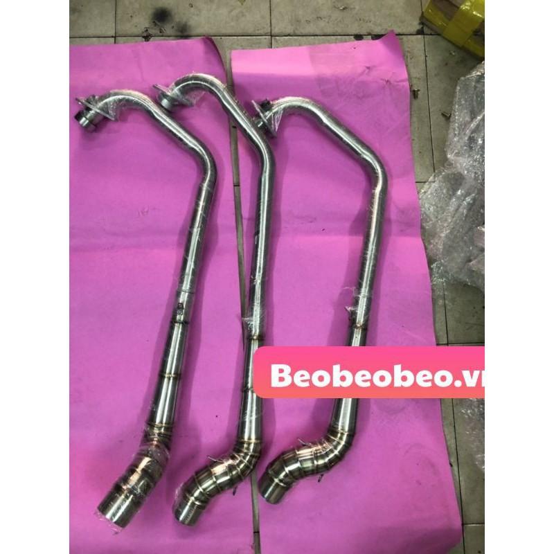 Cổ pô 2 khúc cho Raider Fi SatriaFi  inox 304