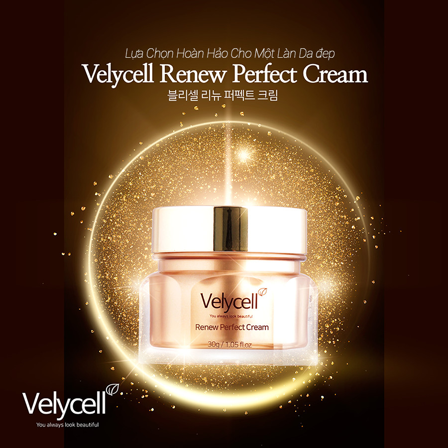 Kem dưỡng da Velycell Renew perfect cream 30ml