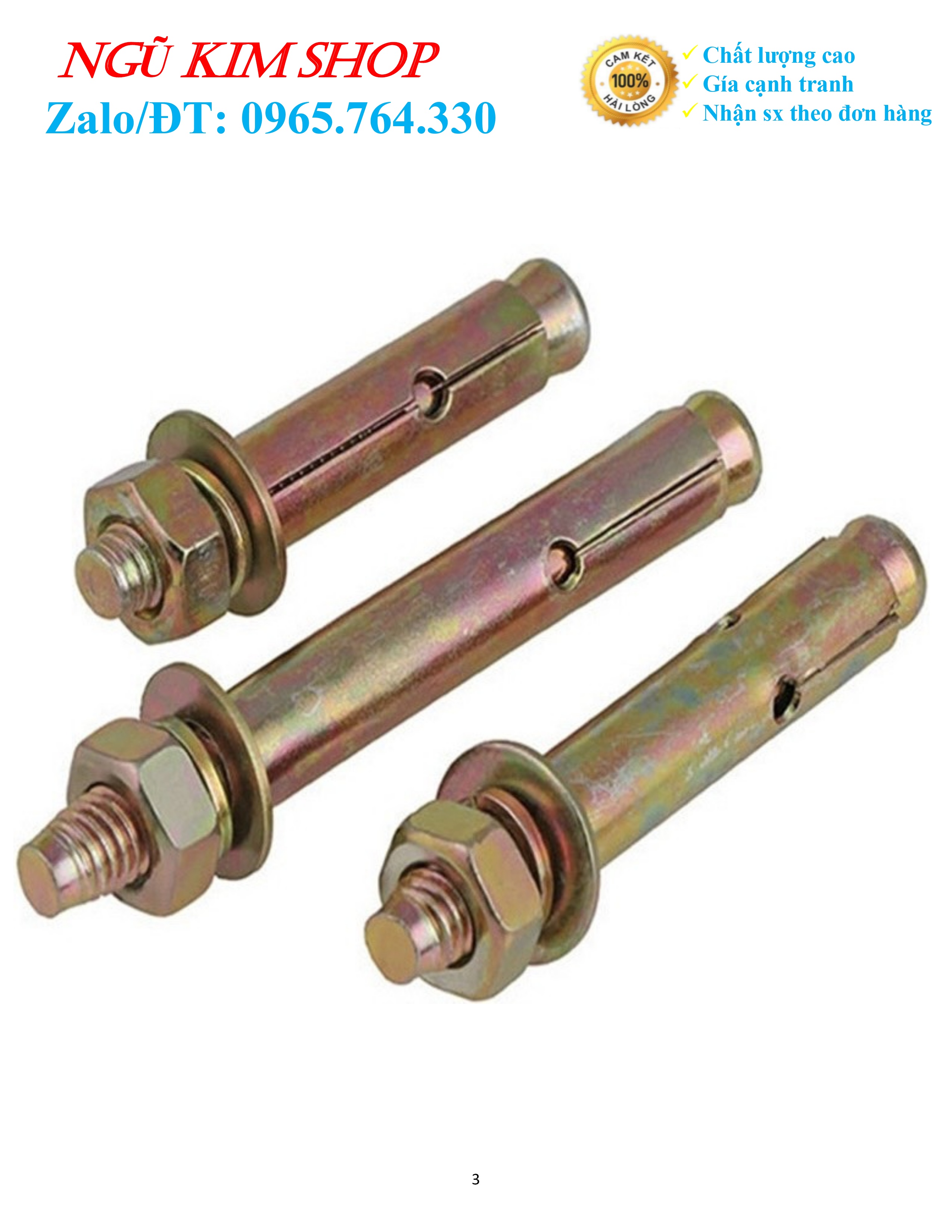 TẮC KÊ NỞ SẮT M6 _ M8 _ M10 _ M12 x 150 mm
