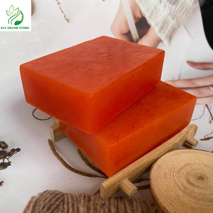 Xà bông thiên nhiên Sinh Dược Hoa Hồng [Bản Giới Hạn] Rose Handmade Soap 100gram làm sạch sâu,ngừa mụn, dưỡng da, sáng da, se khít lỗ chân lông