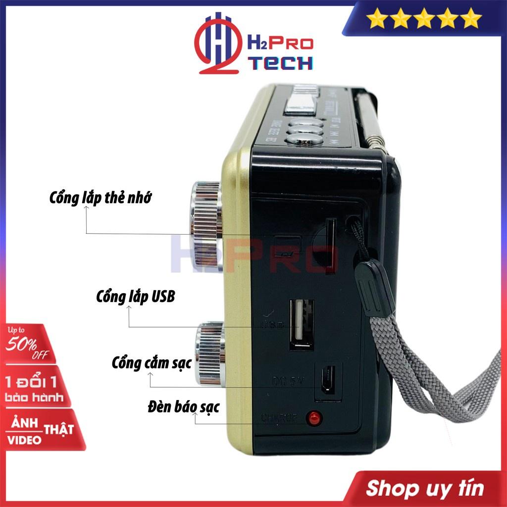 Đài Radio Cho Người Già, Đài Radio Waxiba XB-895Rec Fm-Am-Sw, Bluetooth, Usb, Thẻ Nhớ, Pin Sạc, Đèn Pin