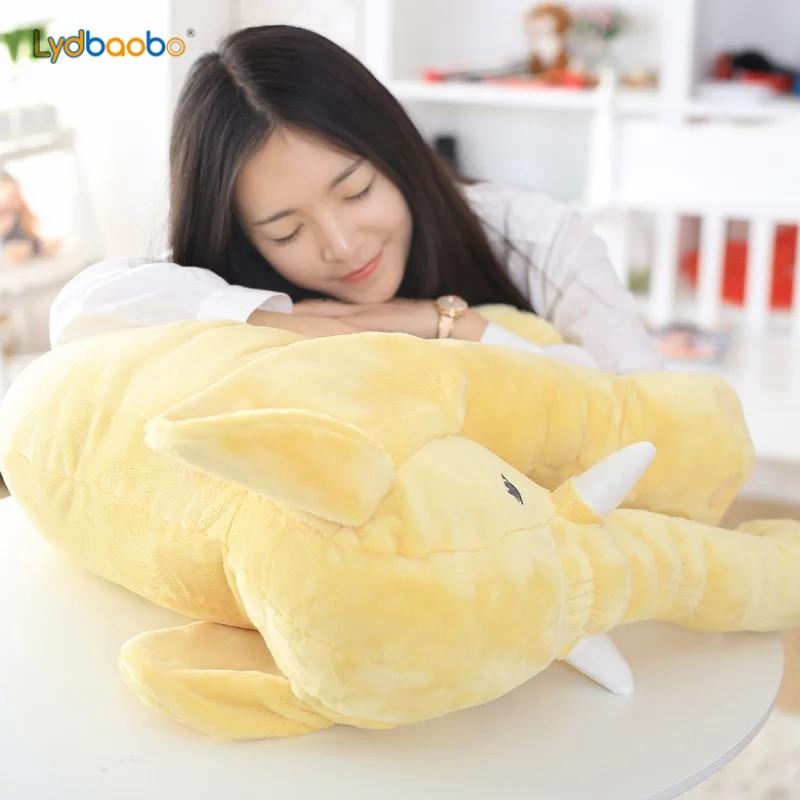 60Cm Sang Trọng Gối Tai Voi Trẻ Em Ngủ Đệm Lưng Nhồi Bông Gối Tai Voi Búp Bê Búp Bê Bé Món Quà Sinh Nhật Cho Trẻ Em