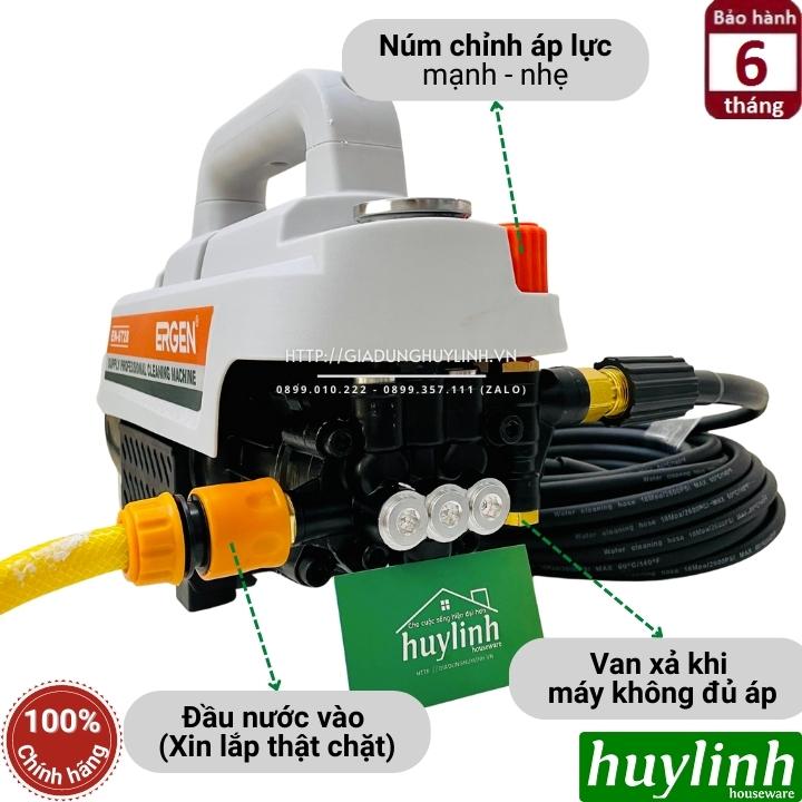 Máy xịt rửa xe chỉnh áp Ergen EN-6728 - 2800W - Motor cảm ứng từ lõi đồng - Xịt rửa máy lạnh, điều hoà