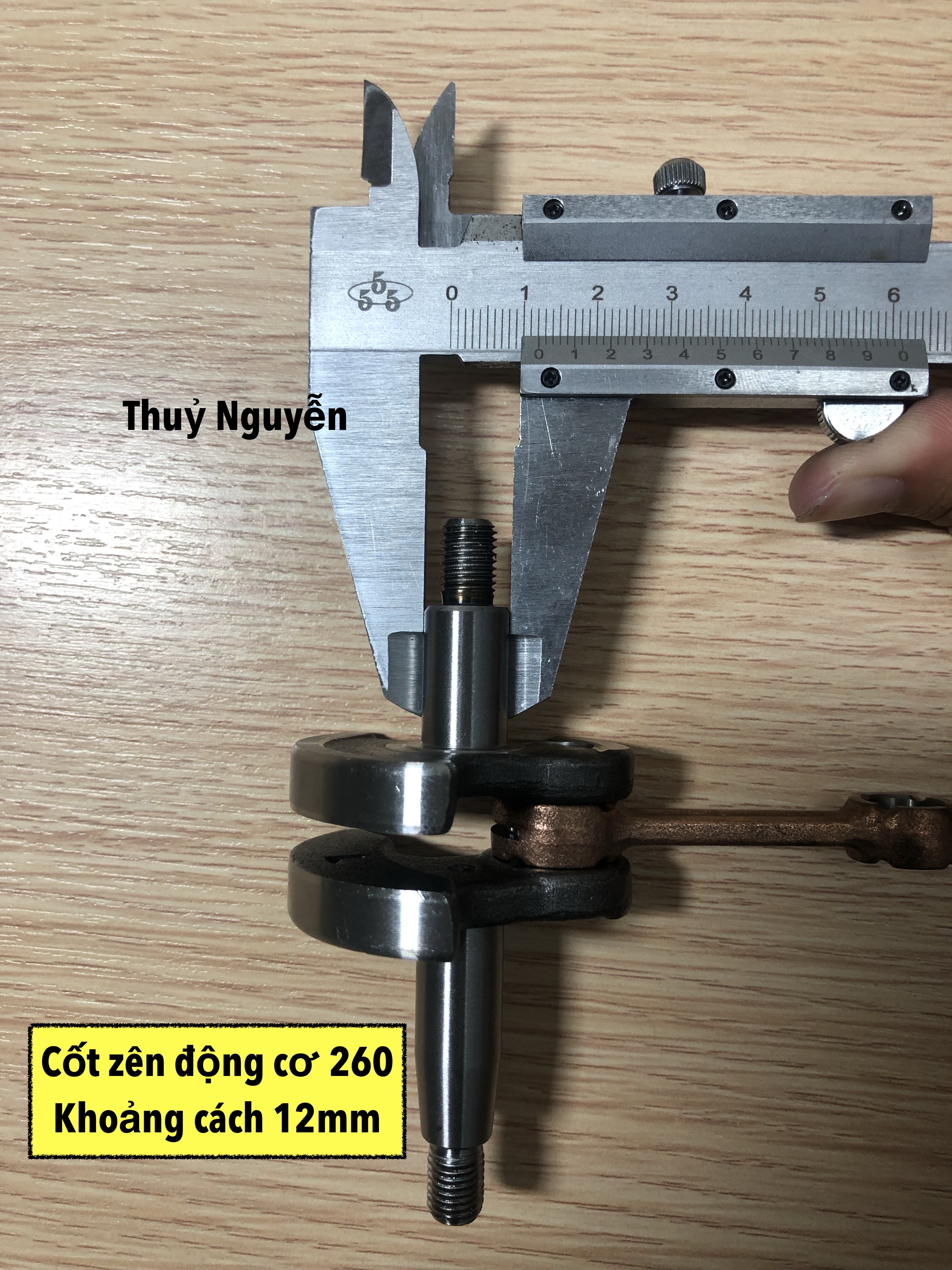 Cốt Zên/ Trục Khuỷu (biên) máy phát cỏ /cắt cỏ động cơ 260/ 330