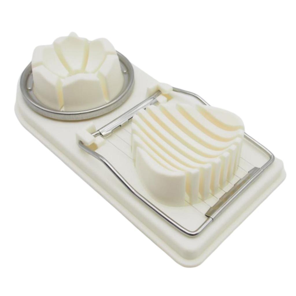 Boiled Egg Slicer Chopper Cutter Salad Cooking Kitchen Tool Purple