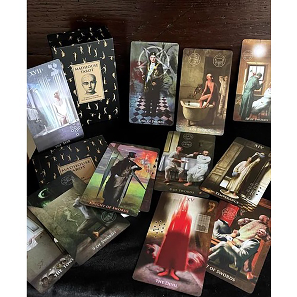 Bộ Bài Madhouse Tarot 78 Lá  Đá Thanh Tẩy