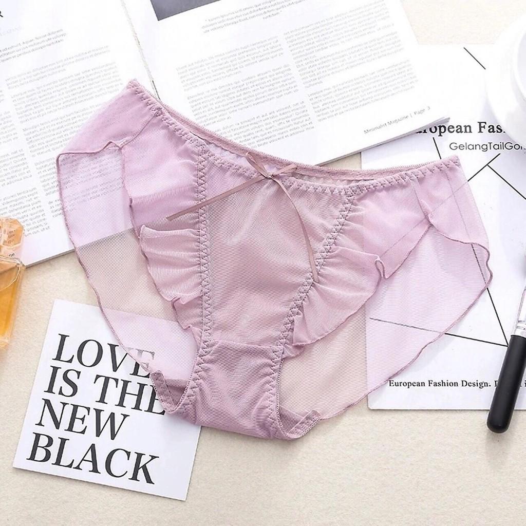 Combo 5 quần lót ren mỏng tàng hình sexy gợi cảm  -LN049