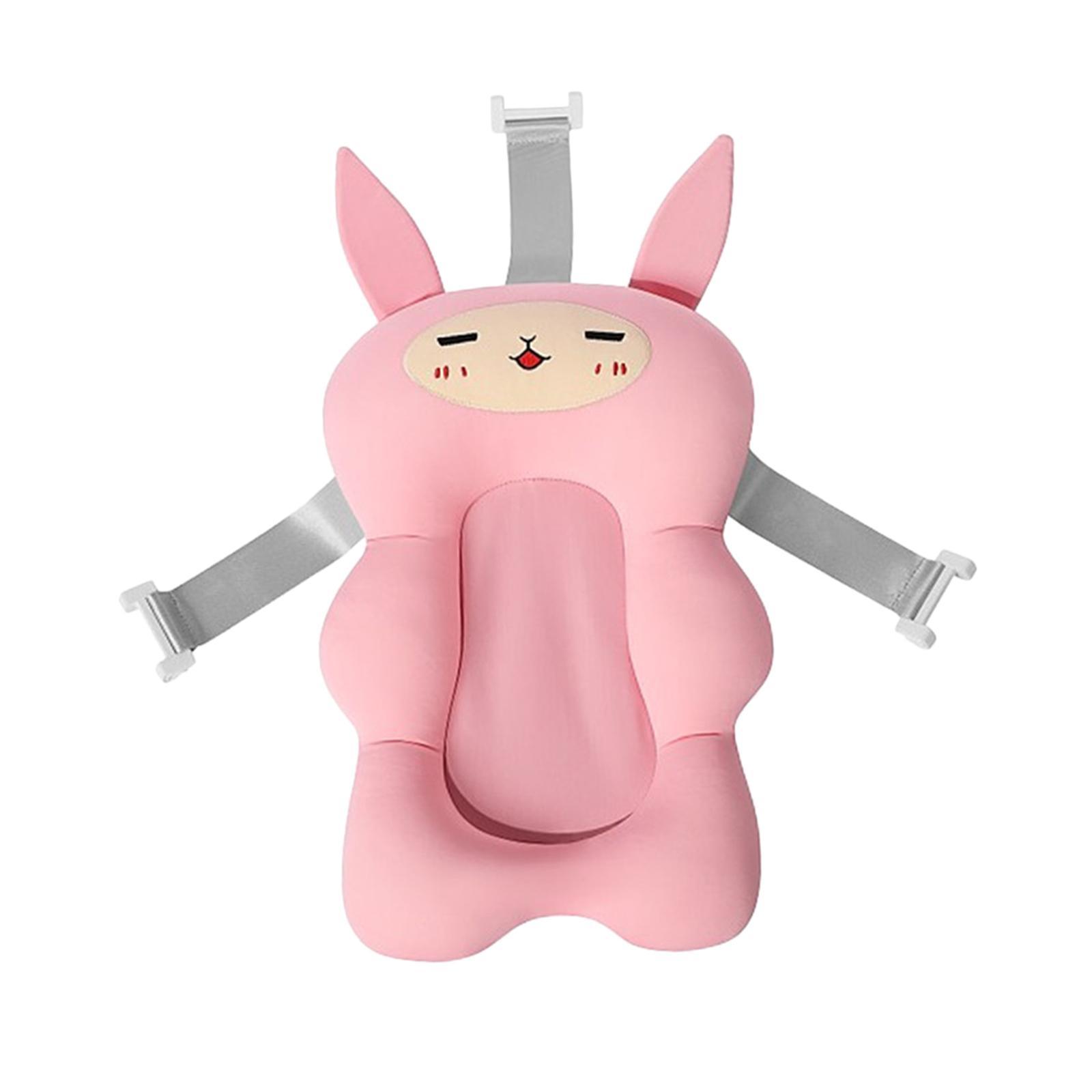 Gazechimp Soft Baby Bath Seat Support Mat Portable for Newborn Infant 0-6 Months