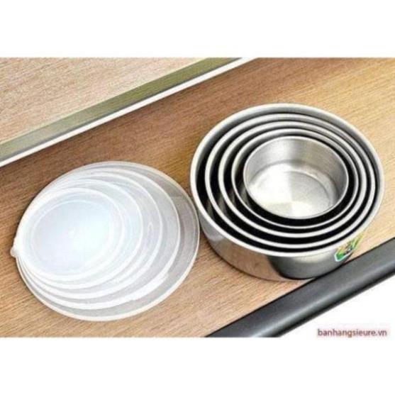 BỘ 5 BÁT INOX ĐỰNG THỨC ĂN cl123 678