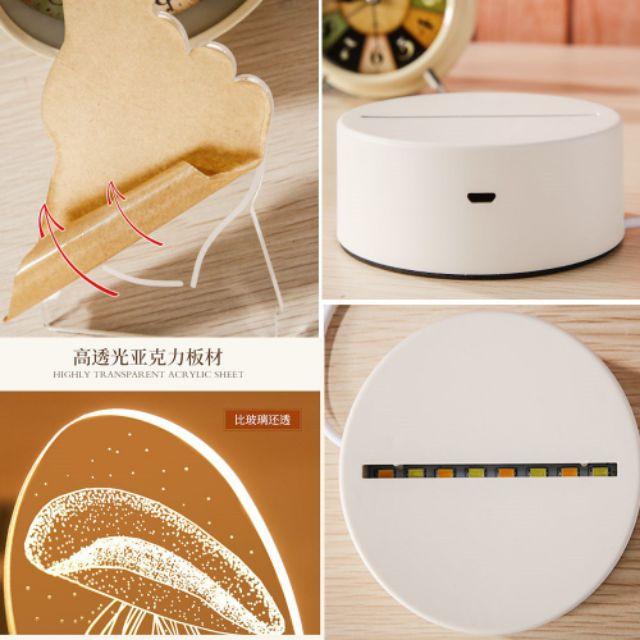 Đèn led 3D, quà tặng độc đáo đầy ý nghĩa cho người thân bạn bè mẫu Con Thuyền