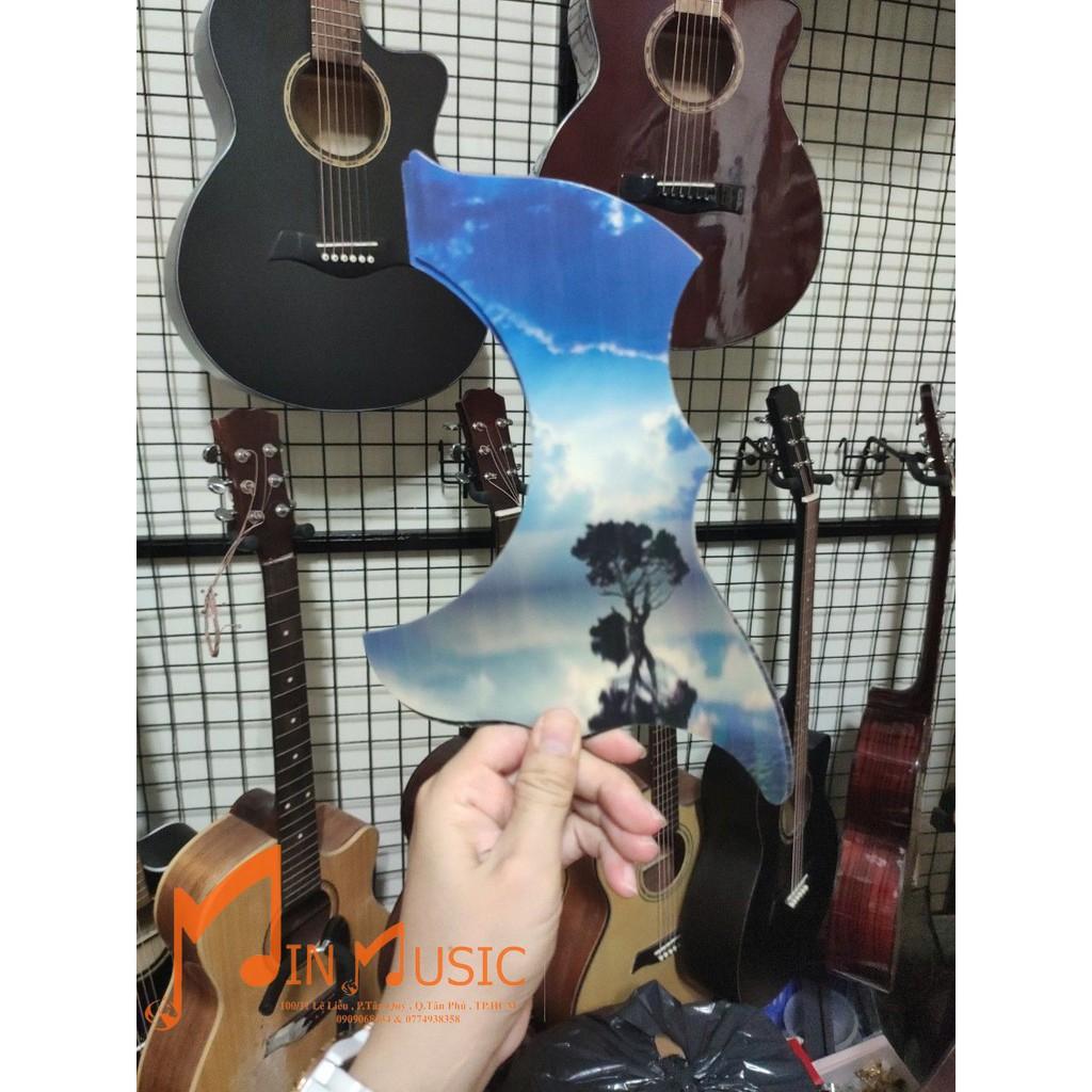 Miếng Dán Chống Xước Đàn Guitar Thùng Hình Thiên Nhiên 3D