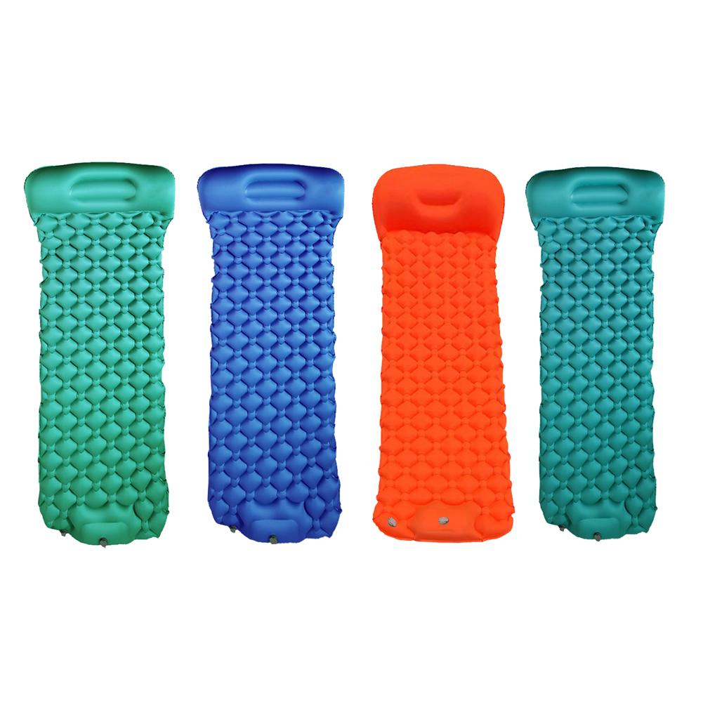 Thảm ngủ TPU PAD trại thảm bơm hơi với gối gấp làm giường siêu nhẹ