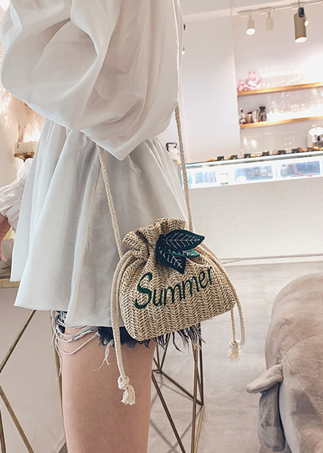 Túi Giỏ Cua Dạng Cói Mùa Hè Siêu Xinh G333