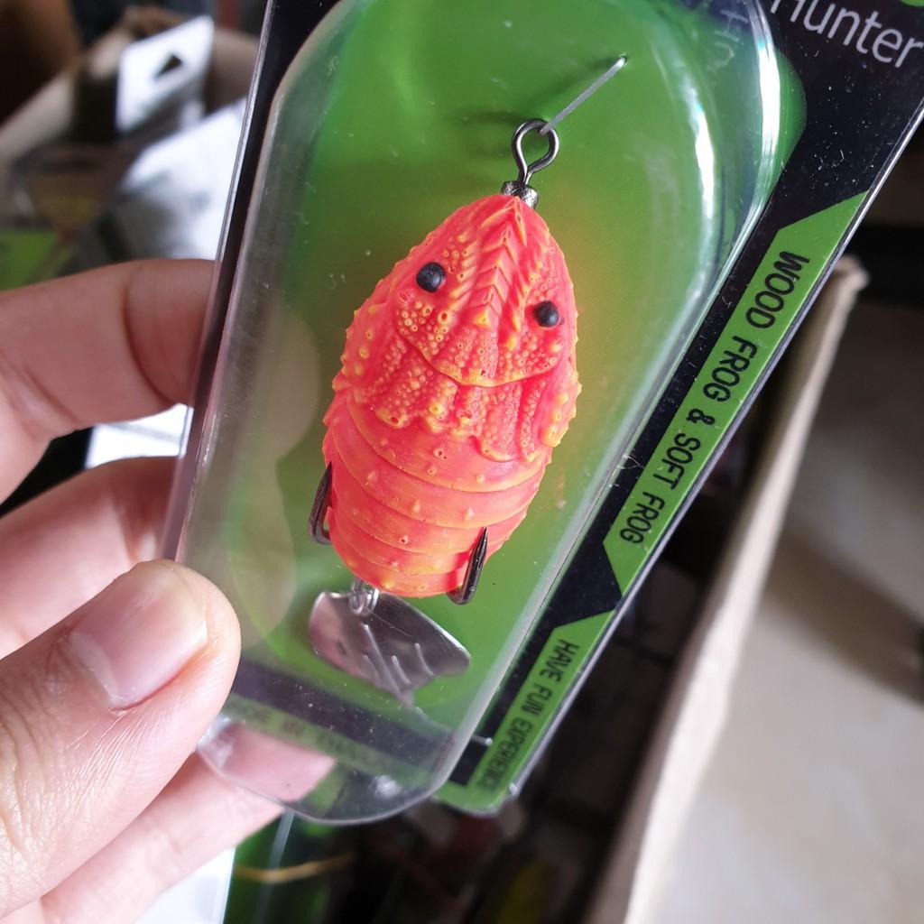 Mồi mềm nhái hơi V4 HUNTER Lure cá lóc cực nhạy