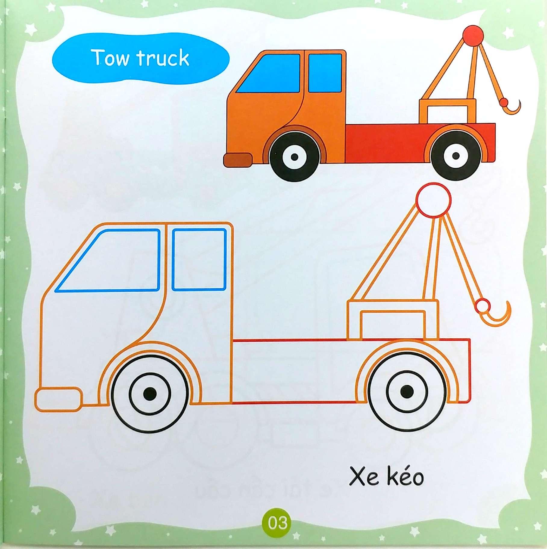 Sách - Bé Tô Màu Sáng Tạo - Các Loại Ô Tô