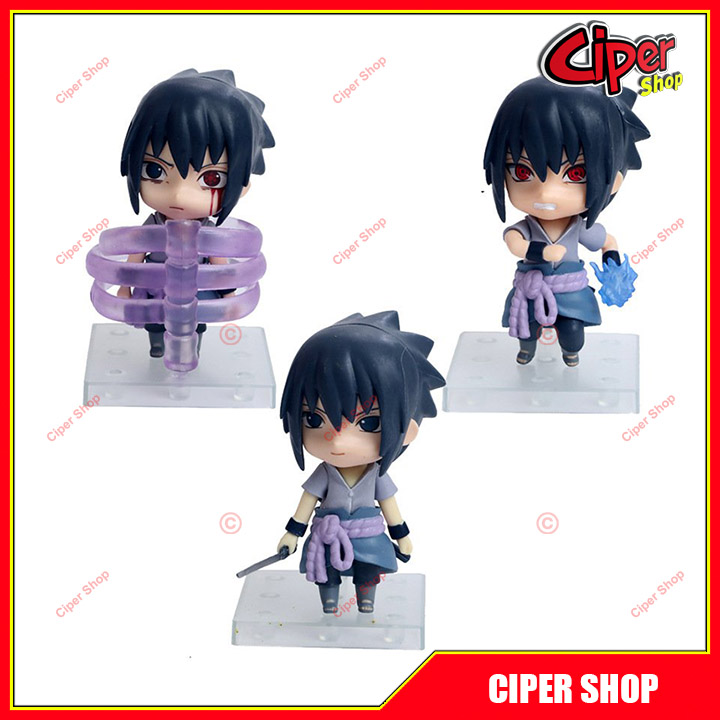 Bộ 3 nhân vật Uchiha Sasuke - Figure Sasuke Naruto