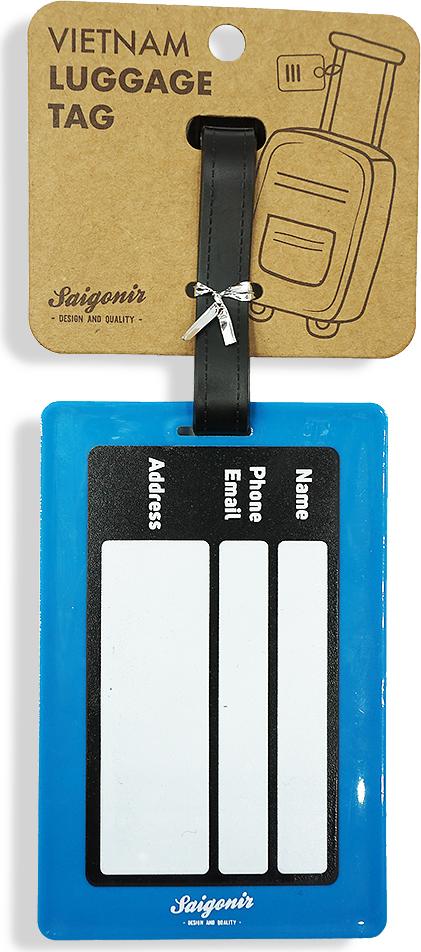 Thẻ Treo Vali Thẻ Treo Hành Lý Luggage Tag Saigonir Hình Ảnh Đồ Ăn Việt Nam Việt Nam Chất Liệu Nhựa Dẻo PVC Kích Thước 6.8*10.5cm Phù Hợp Làm Quà Lưu Niệm Cho Người Nước Ngoài