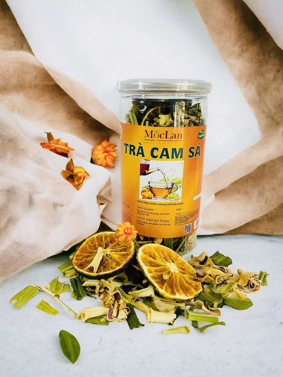 Trà cam sả Mộc Lan (hũ 100g)