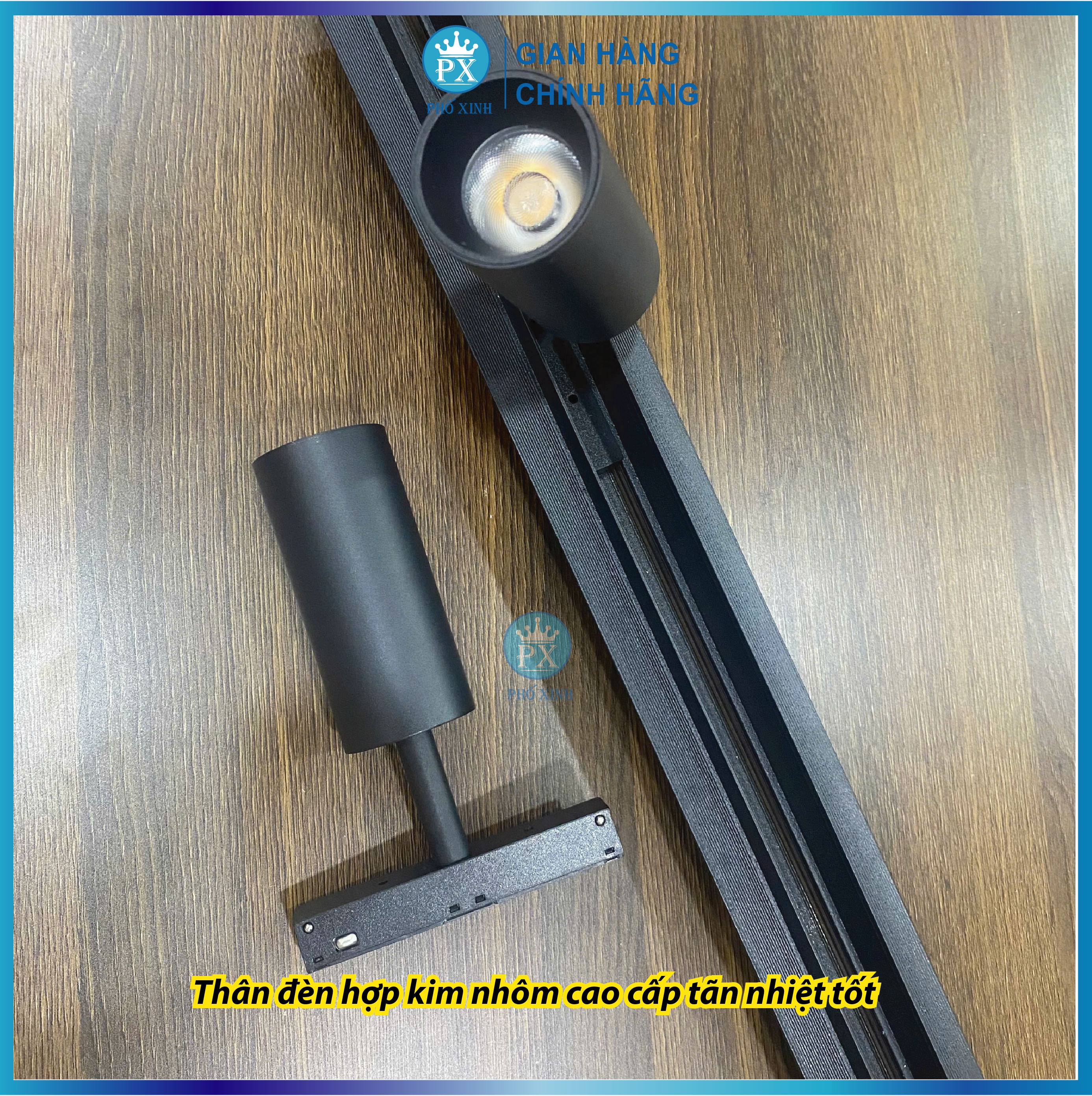 Bộ Đèn RỌI Ray Nam Châm 7W,12W  Chiếu Rọi SpotLight Sử Dụng Chip Led Osc am