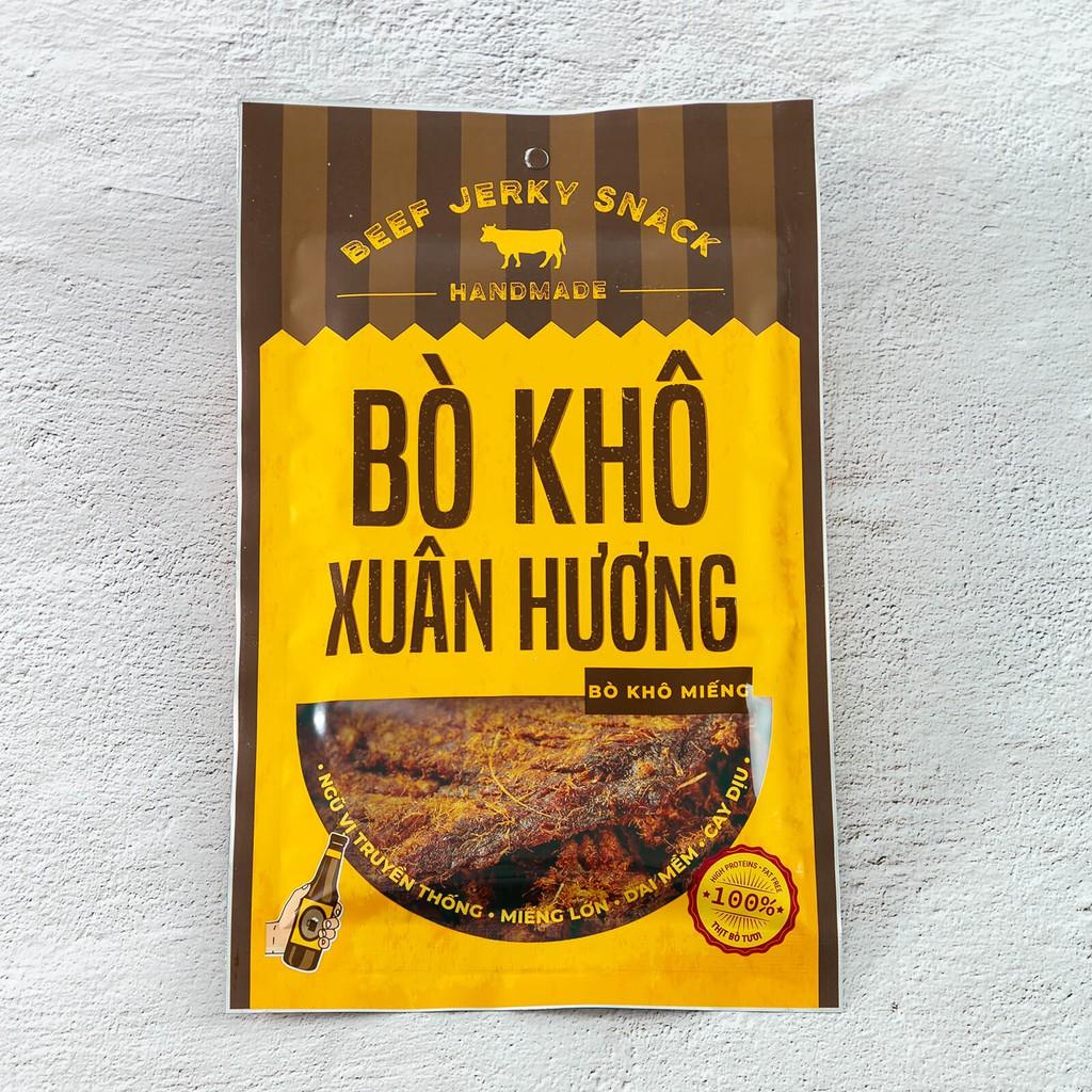 Khô bò khô miếng loại 1, thịt bò khô miếng que vị cay đặc biệt Xuân Hương siêu ngon 30g