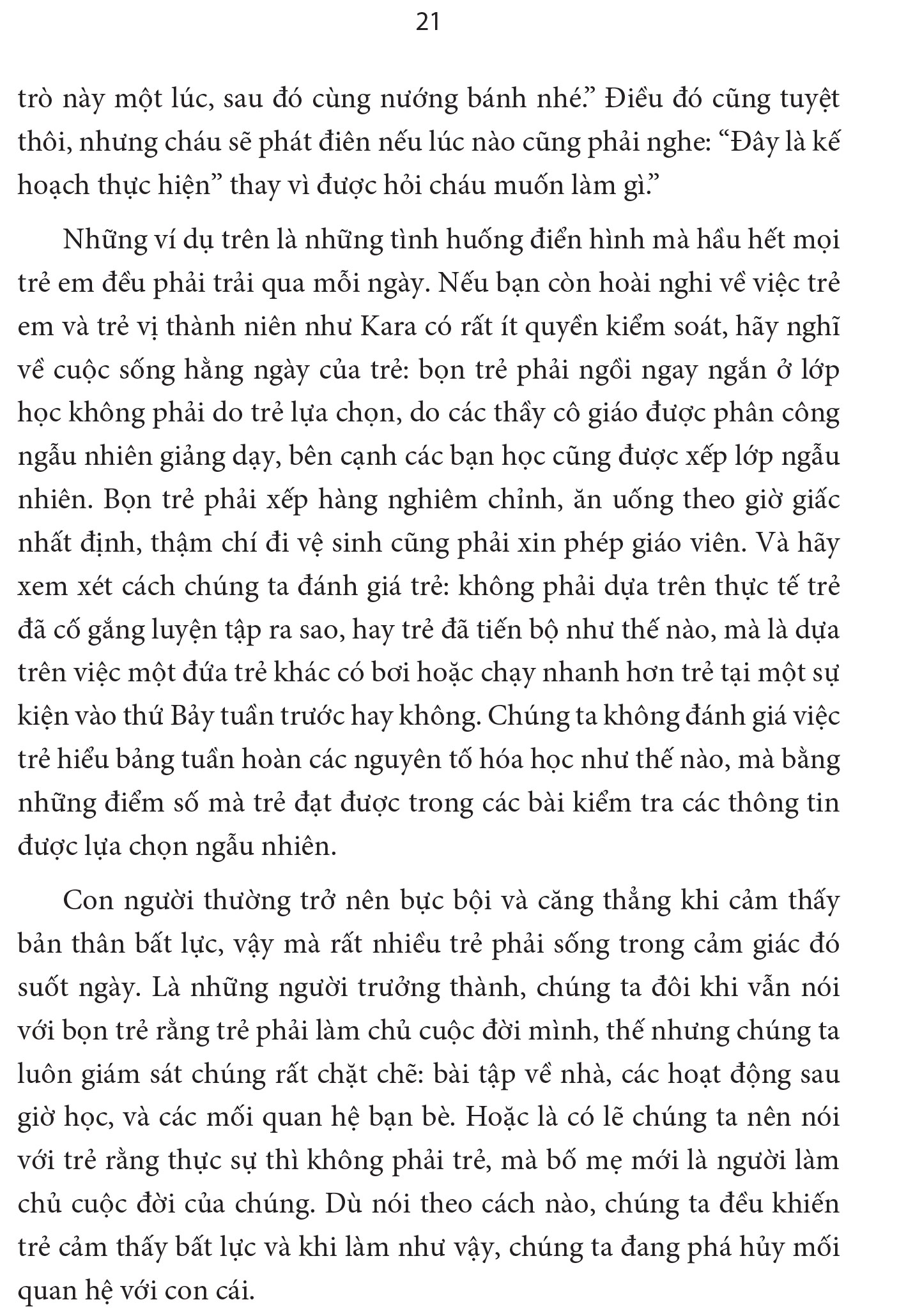 Nuôi dạy đứa trẻ tự chủ