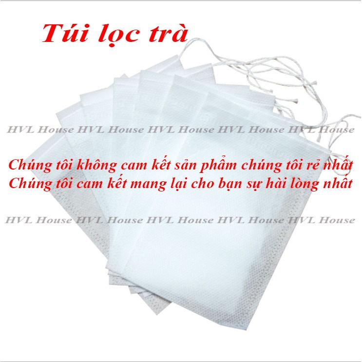 Combo 400 Túi lọc trà, thảo dược, vải không dệt có dây rút, hàng cao cấp - KING OFF OPP