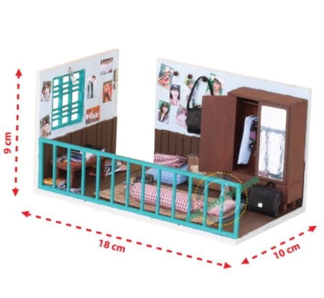 Mô Hình Gỗ DIY - Góc Ký Ức - TX03 (Tặng Keo Siliglue 30ml)