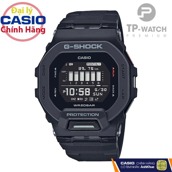 Đồng Hồ Nam Dây Nhựa Casio G-Shock GBD-200-1DR Chính Hãng - GBD-200-1