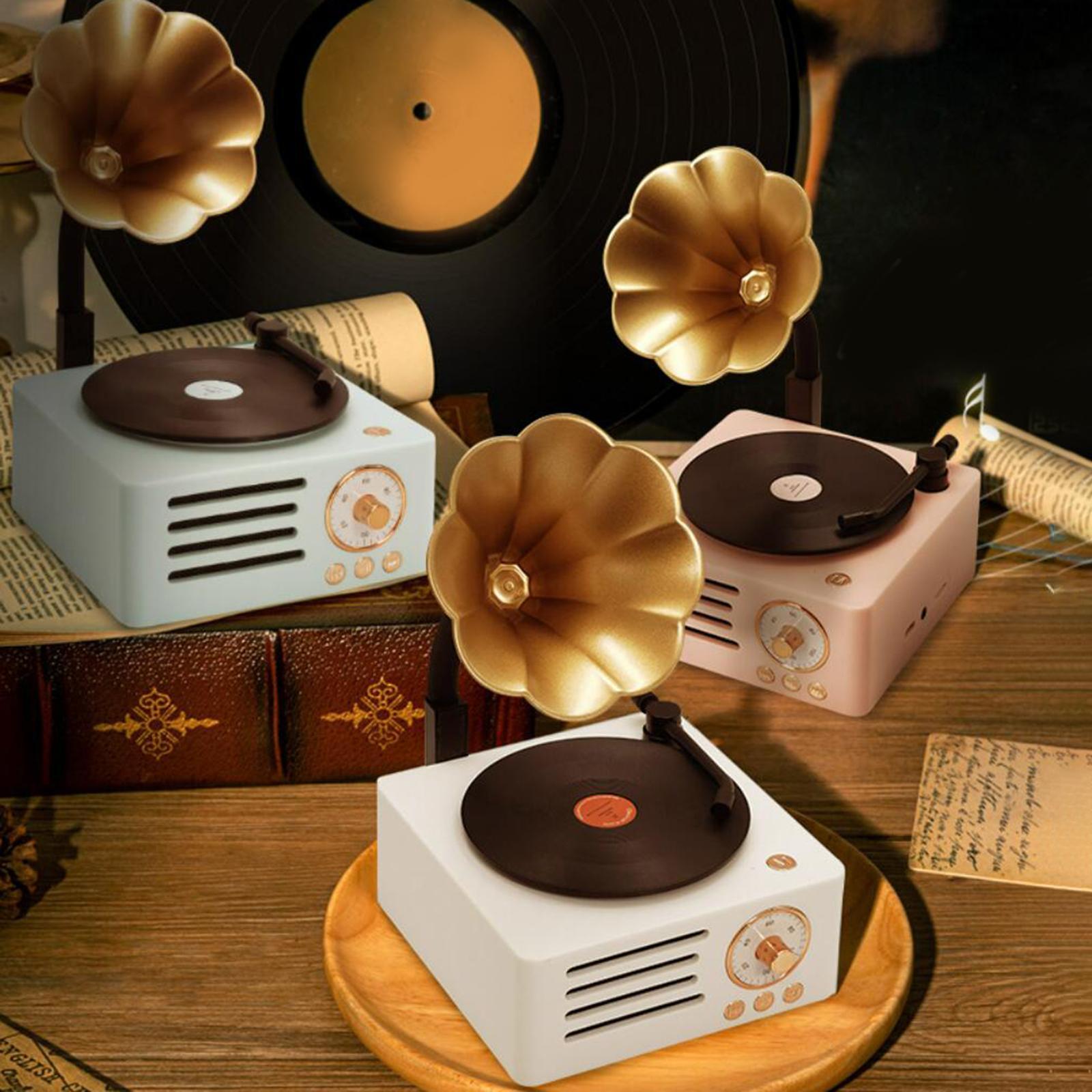 Turntable Player Bluetooth 5.0 Phonograph for Decoration