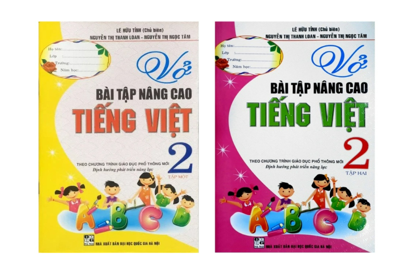 Sách - Combo Vở bài tập nâng cao Tiếng Việt 2  - Định hướng phát triển năng lực