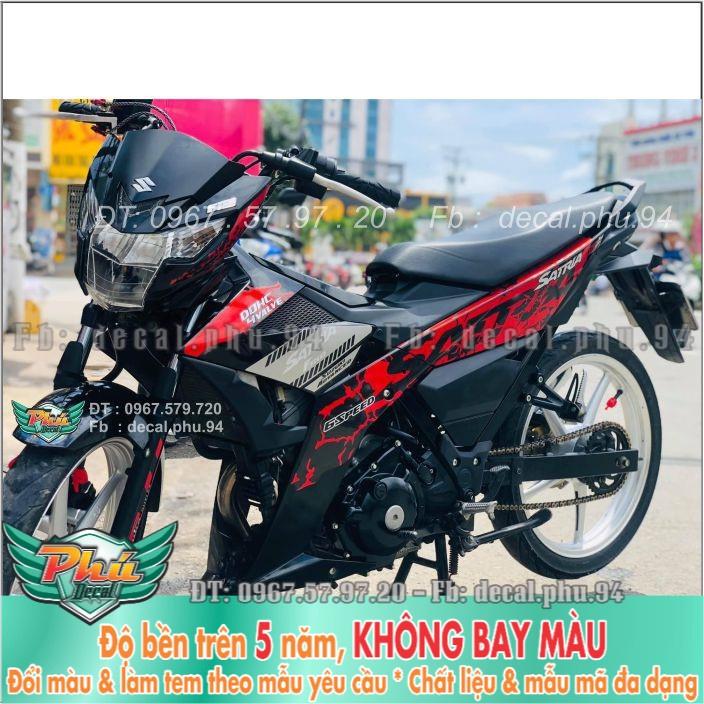 Tem rời Satria Đỏ đen  -1