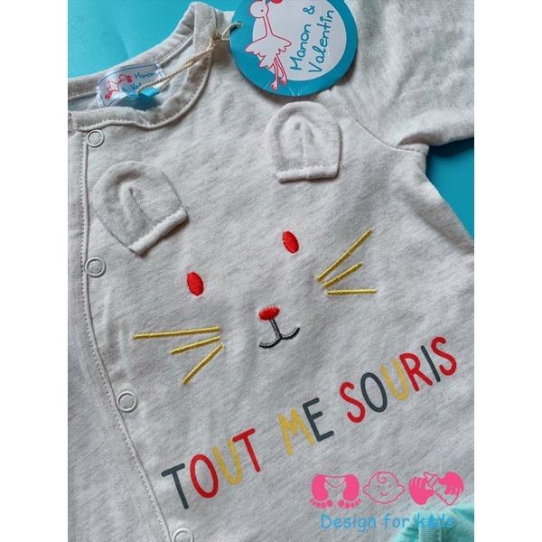 Sleepsuit hãng Manon &amp; Valentine xuất xịn cho bé trai và bé gái