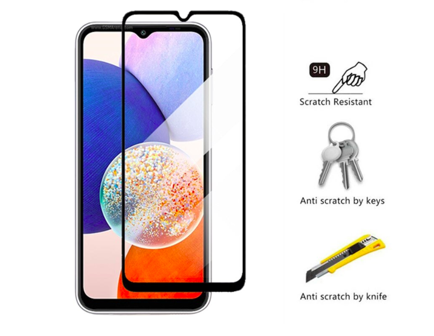 Kính Cường Lực Full Màn 9D Cho Samsung Galaxy A13 4G/5G, A14 5G, A23, A33, A53, A73, A04, A04s Tấm Dán Màn Hình Độ Cứng 9H